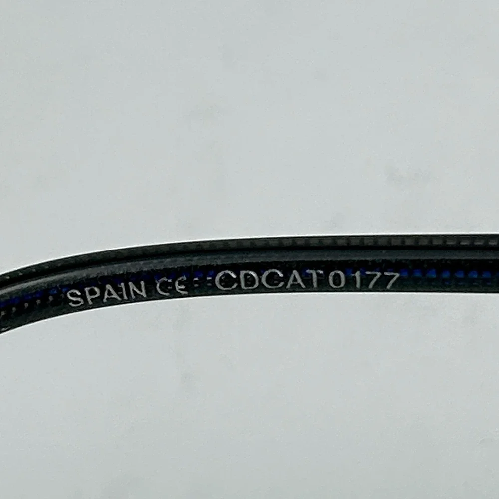 Etnia Barcelona Unisex Eyeglasses Frame Blue Black Plastic Half Rim 57-18-149 mm